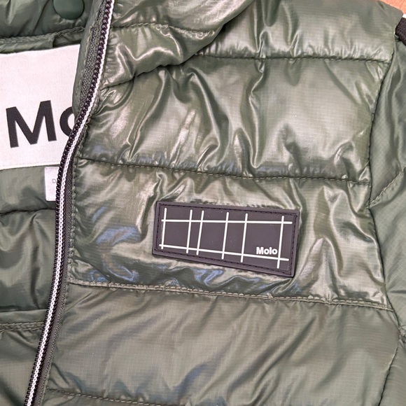 Molo Olive Green Quilted Jacket - Picture 3 of 5